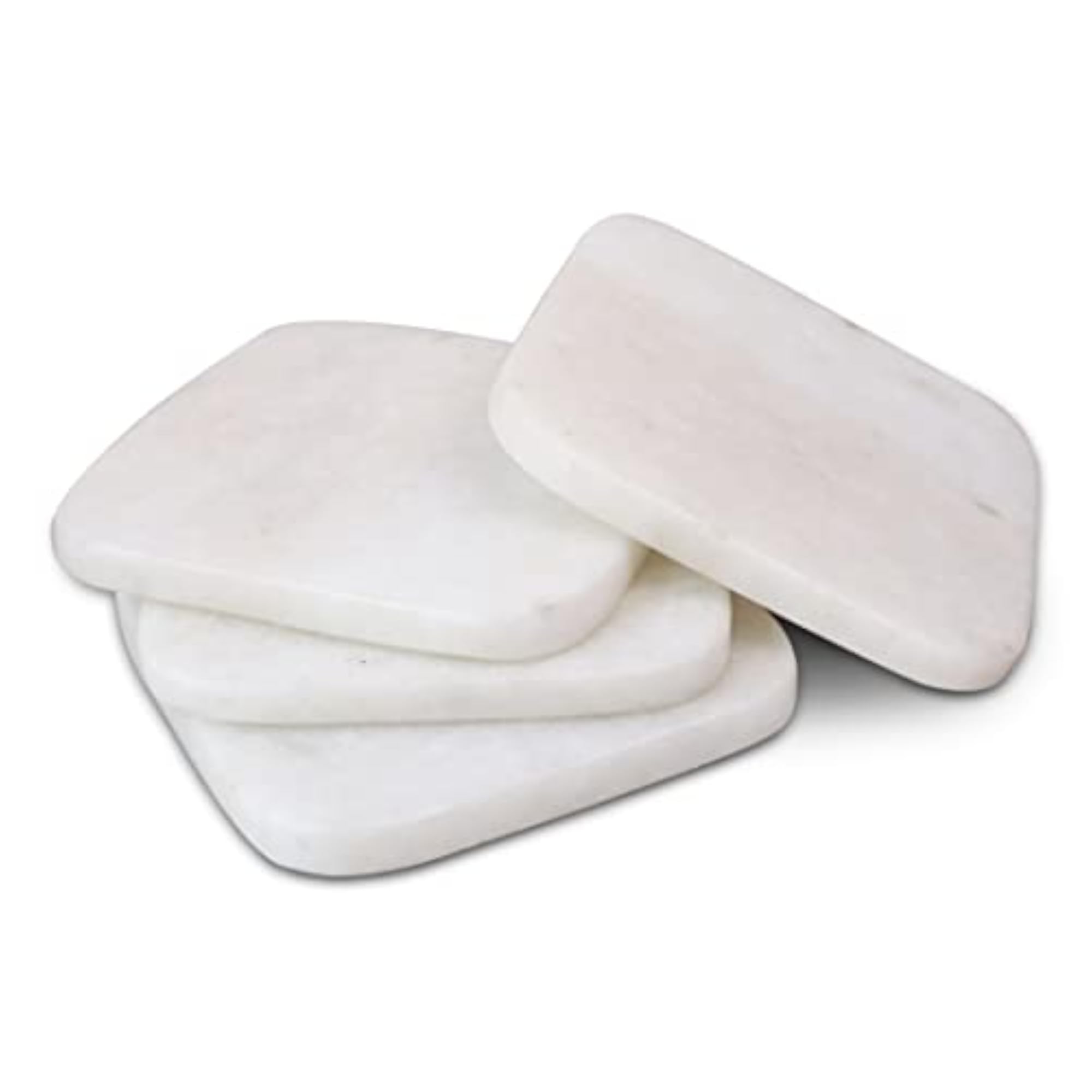 Marble Coasters for Home and Dining, Set of 4