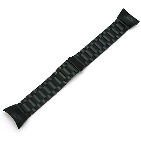 Demupai Replacement Wrist Band Metal Strap Compatible with Suunto Spartan Ultra Smartwatch (Black3) Cover