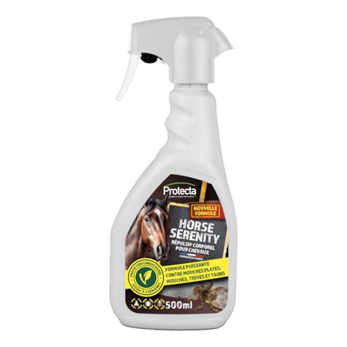 Protecta® - Répulsif Anti-Mouches Cheval 500mL - Formule Puissante Contre
