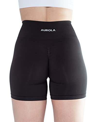 Image of AUROLA Intensify Workout Shorts for Women Seamless Scrunch Short Gym Yoga Running Sport Active Exercise Fitness Shorts