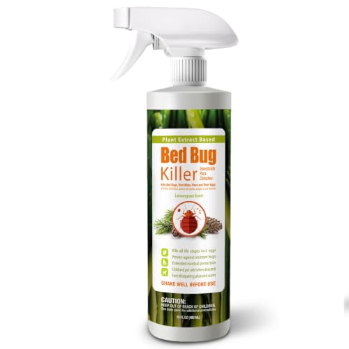 Image of EcoVenger Bed Bug Killer 16OZ | 2026 Upgraded New Refreshing Lemongrass Scent | 100% Efficacy | Kills All Stages incld Eggs on Contact | 14 Day Residual Protection | Plant-Based Child & Pet Safe