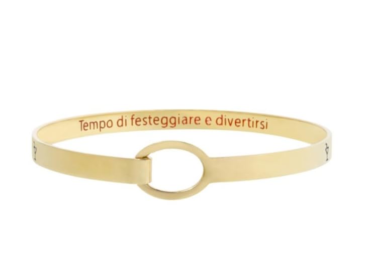 Bracelet Marlù 18BR062G rigide doré NADIR une idée cadeau d'exception
