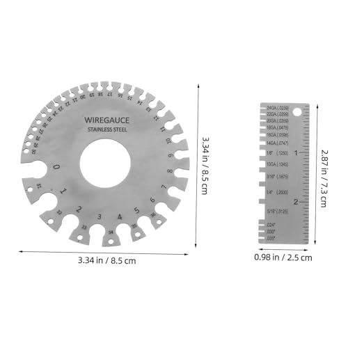 Conjunto de 2 Calibradores para Soldadura y Medición de Grosor miniatura 2
