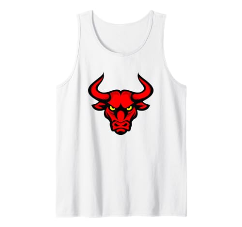 The Rock Brahma Bull Vintage Retro Design Tank Top