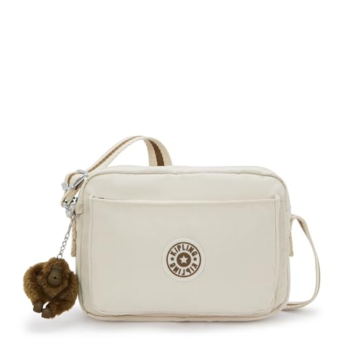Image of Kipling Women's Abanu Medium Crossbody Bag, Lightweight, Adjustable Nylon Waist Pack with Multi-Compartment Zip Pockets