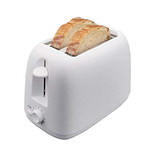 HEMFV Frühstücksset 2-Slot Toaster mit Brushed und Chrom-Edelstahl-Gehäusen, 2-Scheiben Edelstahl Toaster