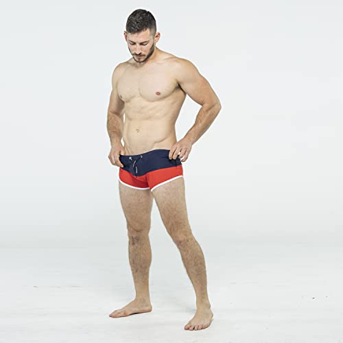 Taddlee Men's Swimwear Swimming Boxer Trunks Briefs Shorts Square Cut Swimsuits3