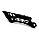 Mokiton Rear Swingarm Guard Protector Cover Compatible with KTM 690 Enduro R 2013-2022 | Chain Guide Tabs Saver 690 enduror 690enduro r Accessories (Black)