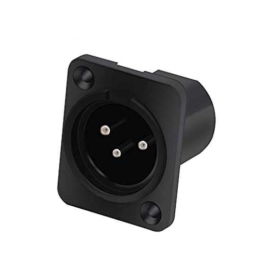 Prise XLR mâle pour panneau de studio, l'accessoire idéal pour votre installation micro