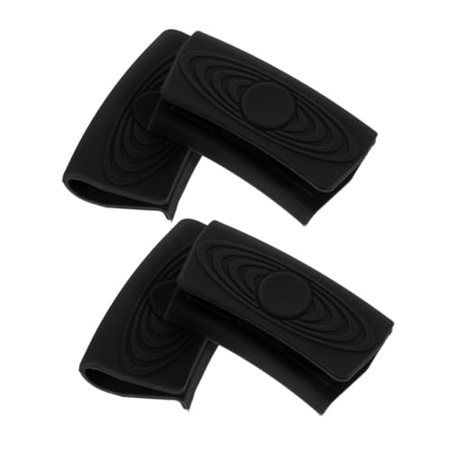 Mobestech 4Piezas Empuñaduras de Silicona Ollas de Aislantes Térmicos y Antideslizantes Compatibles con Ollas de Cocina y Microondas