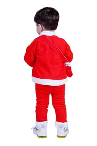 Image of Santa Clause Christmas Dress Costume For Girls & Boys, Santa caluse Costume for Kids