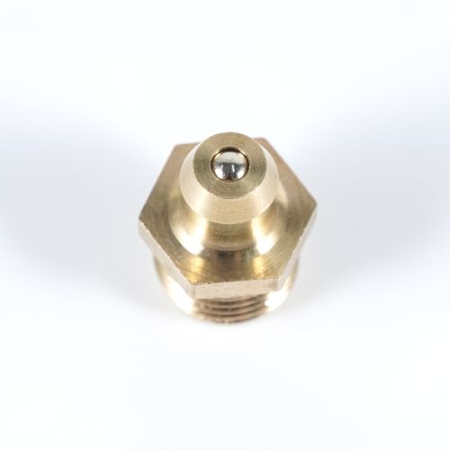 Rosca macho M10 x 7 mm en pack de 5 boquillas de engrase recto Unifizz de 1 mm 5