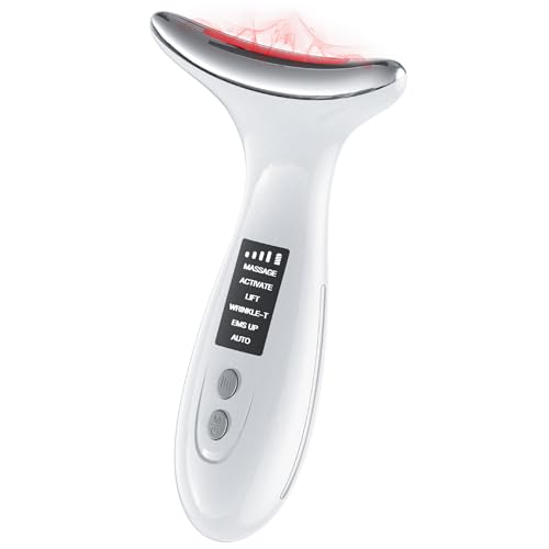 Red Light Therapy Face & Neck Massager Tool