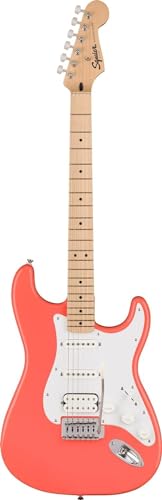 Fender Squier Sonic Strat HSS Maple Wpg Tahitian Coral 373202511