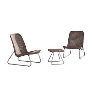 Keter Rio Lounge Set Braun 17197637
