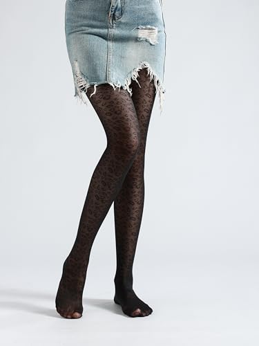 Image of Sahabowi Women Tights, Sheer High Waist Pantyhose, Vintage Control Top Stockings, Siwa6