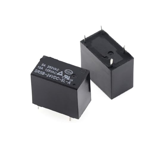 Relés de potencia de 4 pines con conmutación de 5A para automatización estable
