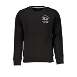 Fabric type: 100 % cotone LA MARTINA FELPA SENZA ZIP UOMO NERO