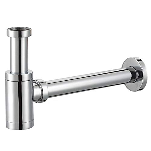 Oleanna-Premium-Bottle-Trap-Set-with-Waste-PipeOutlet-Pipe-for-Bathroom-Basin-Kitchen-Sink-Wash-Basin-Chrome-Plated Oleanna Premium Bottle Trap Set with Waste Pipe/Outlet Pipe for Bathroom Basin Kitchen Sink Wash Basin (Chrome Plated)