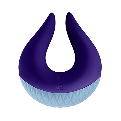 Femmefunn Volea Dark/Light Base Vibromasseurs Externes Blue 10 Cm