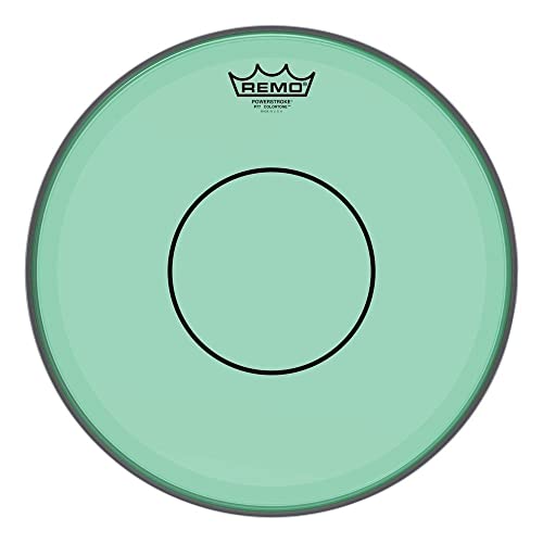 Remo Powerstroke 77 Colortone Green Drumhead, 14'