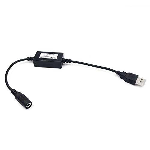 Smarkey Heated Jacket Battery Step-Up Charger Cable for Jackets, Hoodies and Vests (5v USB Transfer 8.4v 12W)