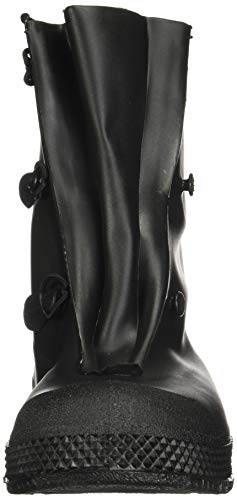 Honeywell Safety 11001-03-MD Servus SuperFit 12" PVC Dual-Compound Men's Overboots, Black & Yellow (11001-Bagged)2