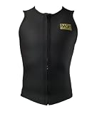 RASH ラッシュ ベスト ウェットスーツ ウエットスーツ フロントジップ 2mm バリュー 春夏用 メンズモデル ウェット 日本正規品 (ラバーBLK, XL/L)