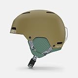 Giro Crue Kids Ski Helmet - Snowboard Helmet for Youth, Boys & Girls - Namuk Gold/Northern Lights -