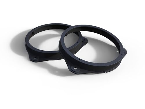 Audioproject A319 - autoradio luidsprekerringen compatibel met Opel Astra G H Corsa D E Vectra Ford KA Alfa Romeo Mito FIAT 500 Punto Ducato Peugeot Boxer Dacia 165 mm luidsprekerhouders