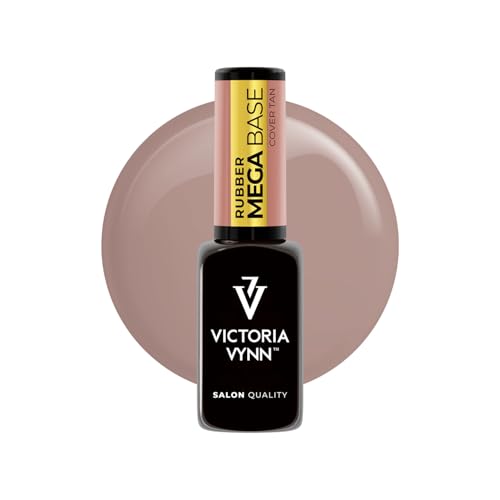 Victoria Vynn Mega Base UV/LED Hybrid - Capa base para uñas fuertes y largas (Cover Tan)