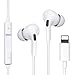 Produktbild Kopfhörer mit Kabel für iPhone,In Ear Kopfhörer mit Mikrofon,HiFi-Audio Stereo Kopfhörer mit integriertem Mikrofon und Lautstärkeregler,Kompatibel mit iPhone 12/11/XS/X/XR/8/7 und unterstützt alle iOS