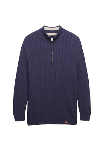 Pull à demi zip en maille torsadée décontracté femme Superdry - vue 2