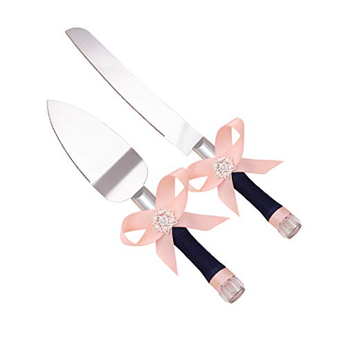 Wedding Cake Knife and Server Set Gift for Wedding, Anniversary, Engagement, Birthday