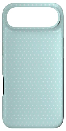 Elegant Polka Dots Soft Mint Green and White Dots X}zP[X iPhone Air p
