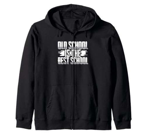 Back To School Vibes Funny Old School es la mejor escuela Sudadera con Capucha