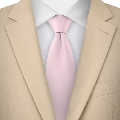 Image of Jacob Alexander Men's Extra Long Solid Color Tie