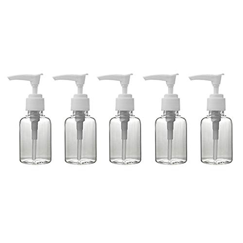 Preisvergleich Produktbild Kriosey 5 Stück Zerstäuber Sprühflasche Leer Transparenter Sprayflasche nachfüllbar Feinen Nebel Parfumzerstäuber Tragbares Reiseflaschen Set Apothekerglas spruehflasche Set