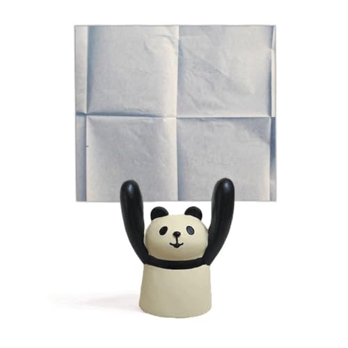 Support de mémo panda Paper Clean pince note de bureau et porte photo