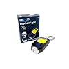 NextLED NT-6788 Heavy Duty Rechargeable Flashlight with Clip, Mini Keychain Hat Light, 400 Lumen, Spot/Flood 2 in 1, 5 Modes, Aluminum Body, Pocket Light, EDC Key Chain, LED Hard Hat Lights Clip on