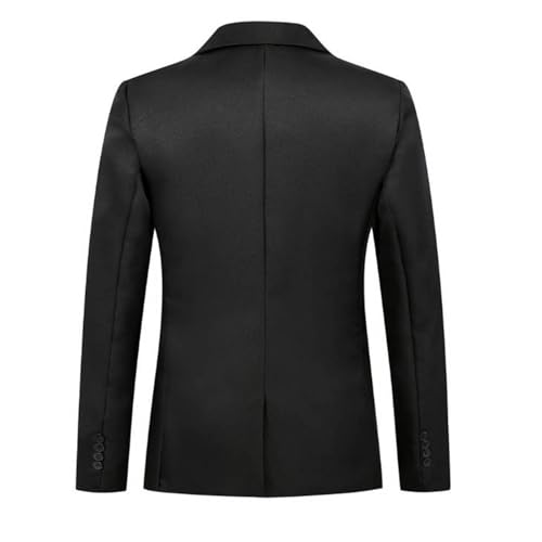Cambkatl Men's Classic Business Blazers, Slim Fit One Button Formal Tuxedo Suit Jackets for Dinner Party Weeding4