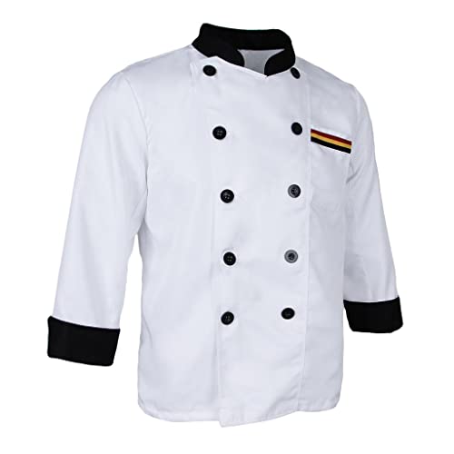 Veste de chef à manches longues DuskHaven pour protéger le cuisinier en service