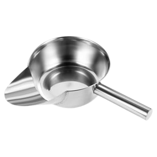 Hogvinnatil Cuchara de freír francesa de acero inoxidable, para aperitivos, postres, productos secos, palomitas de maíz, dulces, buffet de postres