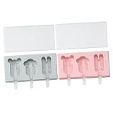 Photo Gallery ligigwash 2 pezzi stampo ghiaccioli da te silicone con coperchi cavità forma per gelati artigianali riutilizzabile kit con stecchi plastica Photo Gallery ligigwash 2 pezzi stampo ghiaccioli da te silicone con coperchi cavità forma per gelati artigianali riutilizzabile kit con stecchi plastica