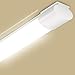 Produktbild LED Feuchtraumleuchte 60CM, Oeegoo 20W 2000LM(100LM/W) Flimmerfreie Deckenlampe LED Wannenleuchte, IP66 Wasserfest Röhre für Feuchtraum Garage Lager Werkstatt Garten 4000K