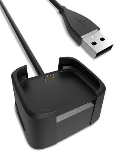 Yaekea USB Magnético Cargador Compatible con Fitbit Versa 2 Smartwatch Cable de Carga Rápida de Repuesto para Fitbit Versa 2 Reloj Inteligente 3.3ft/100cm (no para Fitbit Versa/Versa Lite)