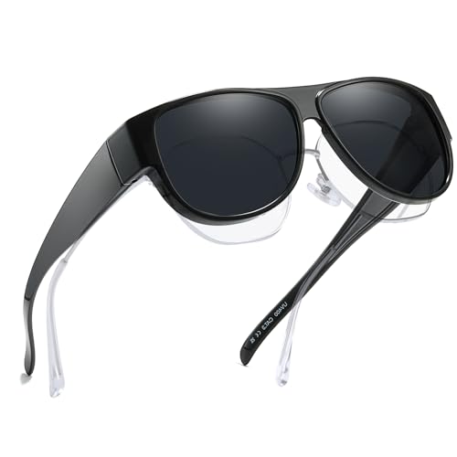 Siphew Gafas De Sol Polarizadas Para Hombres Y Mujeres, Marco Tr90 De Gran Tamaño, Negro Gris Siphew Gafas De Sol Polarizadas Para Hombres Y Mujeres, Marco Tr90 De Gran Tamaño, Negro Gris