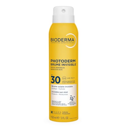 BIODERMA Photoderm Brume invisible SPF30 Brume solaire spray très haute protection UVA/UVB - Peaux...