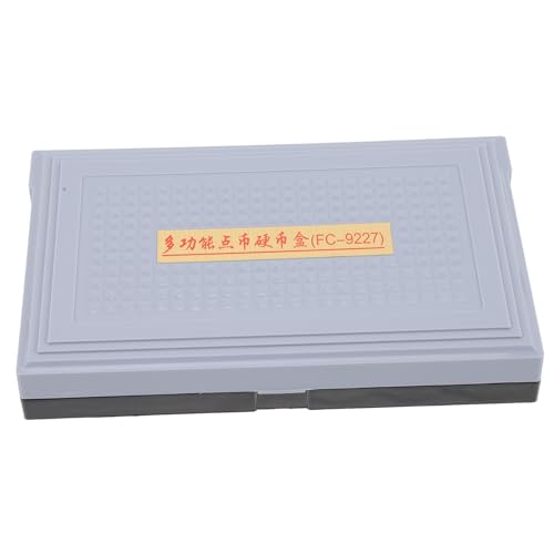 Caja organizadora multi-compartimiento con tapa para monedas miniatura 1
