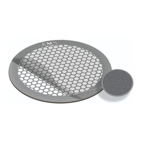 Film de support carbone premium EMS CFTH400-Ni-ET en maille hexagonale nickel 400